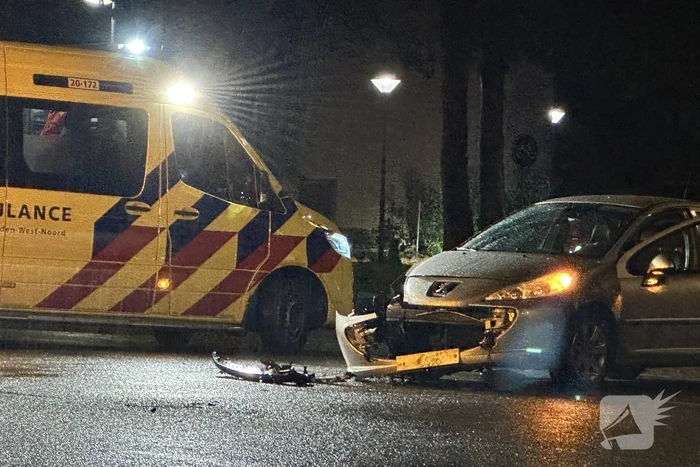 Persoon gewond bij botsing