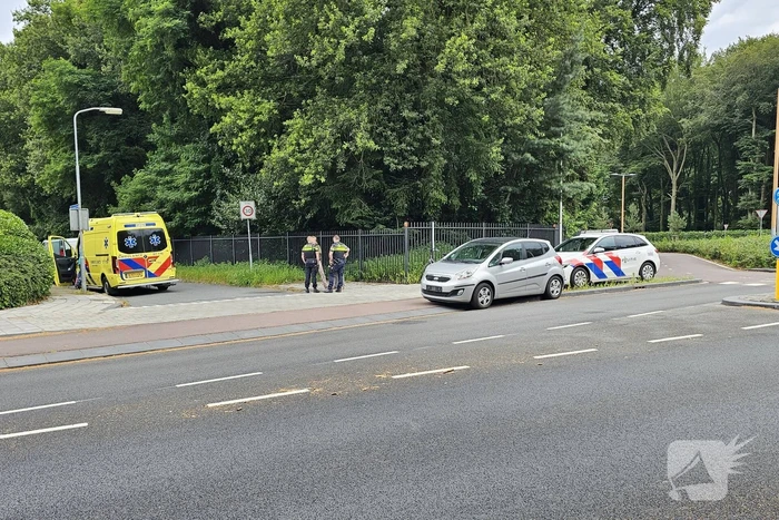 Fietser geschept door automobilist