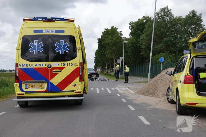 Fietser en motorrijder gewond na ongeval