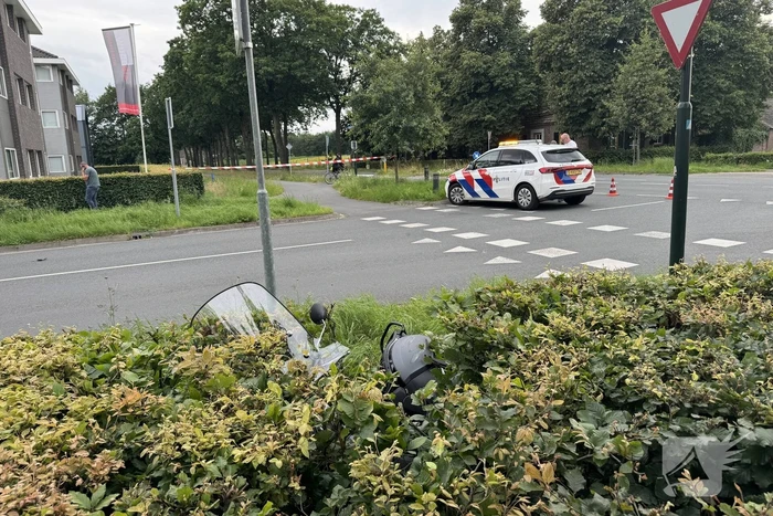 Automobilist rijdt door na ernstige aanrijding met scooterrijder