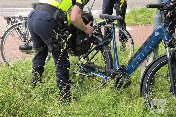 Fietser gewond bij botsing met auto