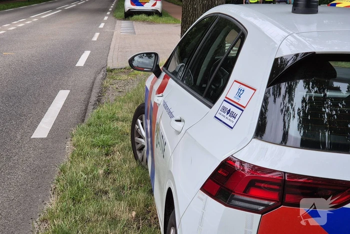 Fietser gewond bij botsing met auto