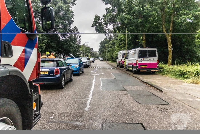 Gaslekkage ontstaan tijdens werkzaamheden