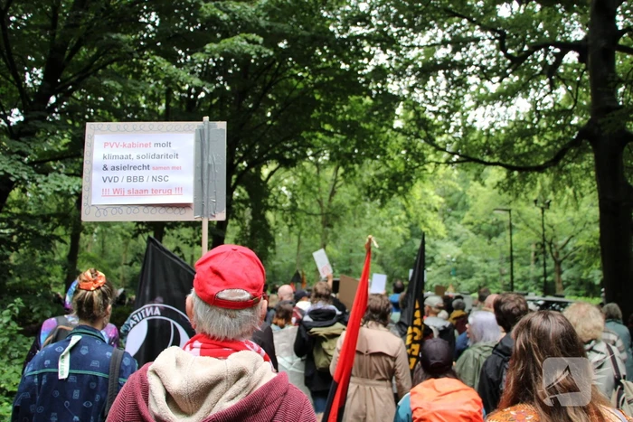 Demonstratie tegen de rechtsstaat