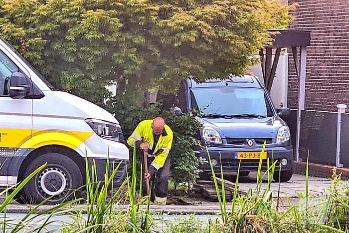 Weg afgesloten wegens gaslekkage