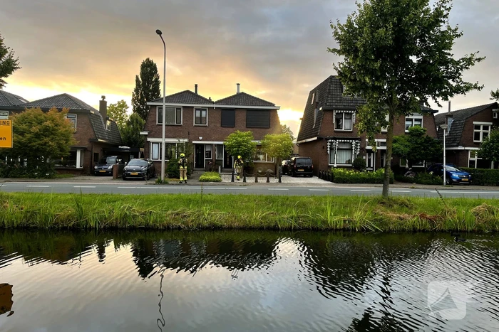 Weg afgesloten wegens gaslekkage
