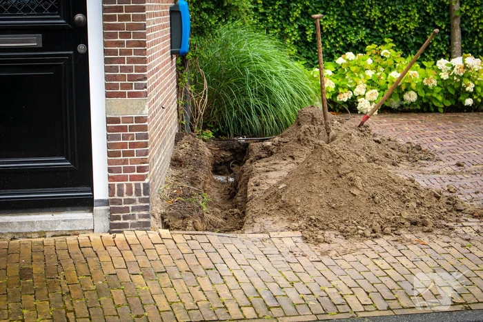 Gaslekkage door werkzaamheden