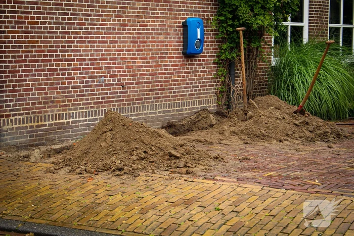 Gaslekkage door werkzaamheden