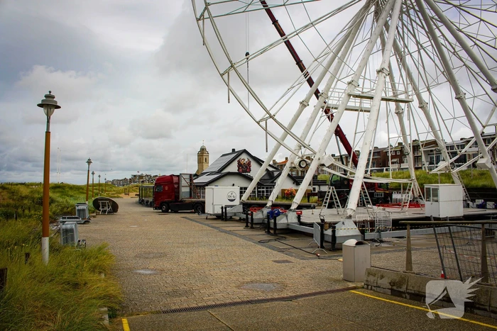Reuzenrad in aanbouw