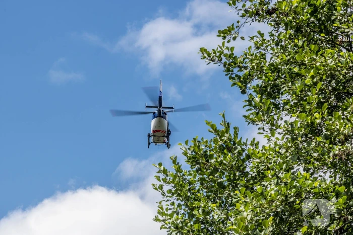 Politie helikopter ingezet bij zoektocht naar inbreker