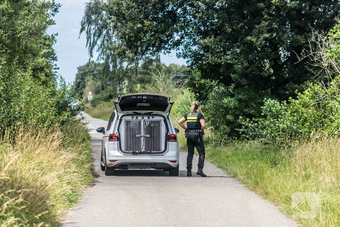 Politie helikopter ingezet bij zoektocht naar inbreker