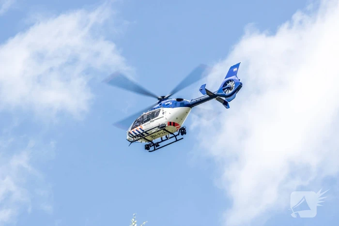 Politie helikopter ingezet bij zoektocht naar inbreker