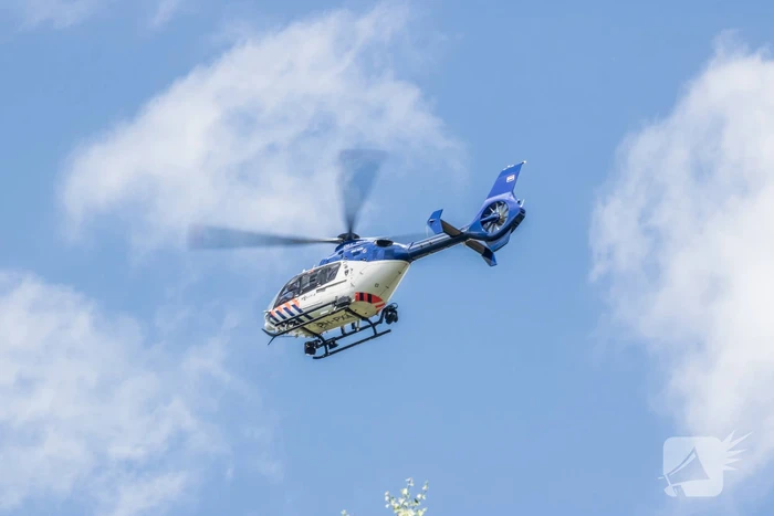 Politie helikopter ingezet bij zoektocht naar inbreker
