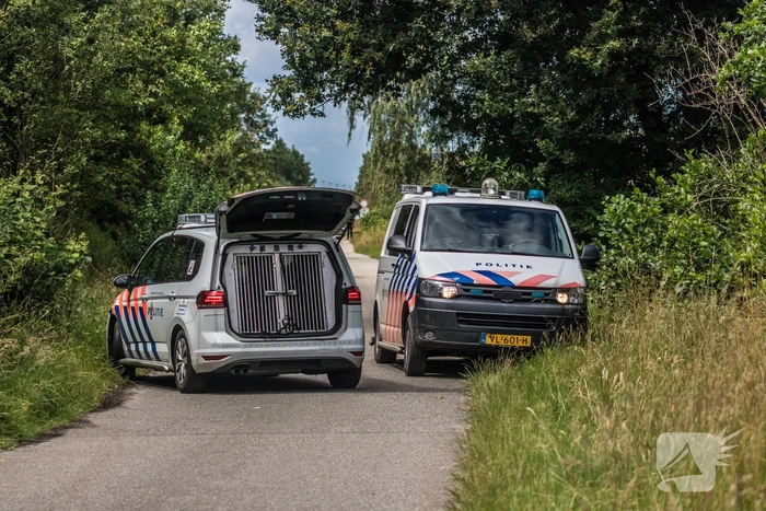Politie helikopter ingezet bij zoektocht naar inbreker