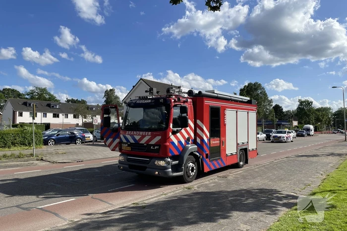 Schuurbrand zorgt voor flinke rookontwikkeling