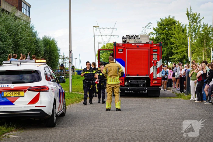 Training roeivereniging abrupt afgebroken door brandmelding