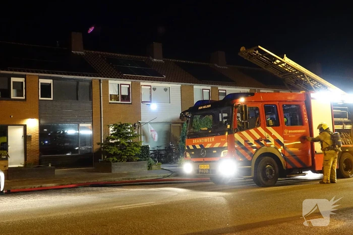 Schuur gaat in vlammen op