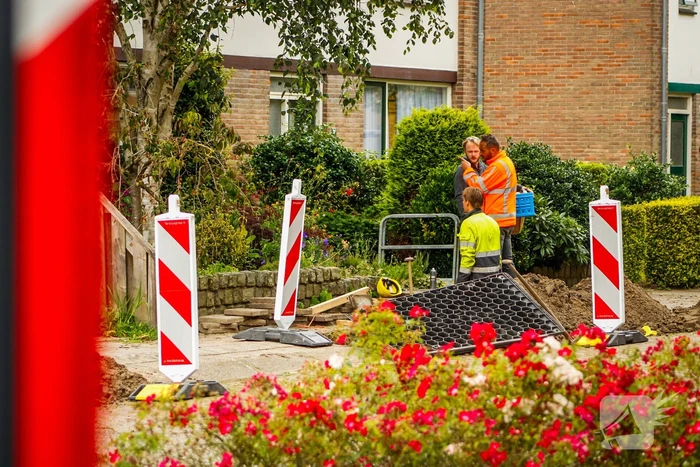 Gaslekkage door werkzaamheden