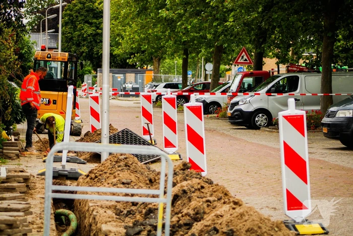 Gaslekkage door werkzaamheden