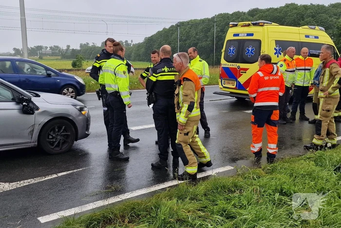 Automobilist ontkomt aan erge afloop bij ongeval