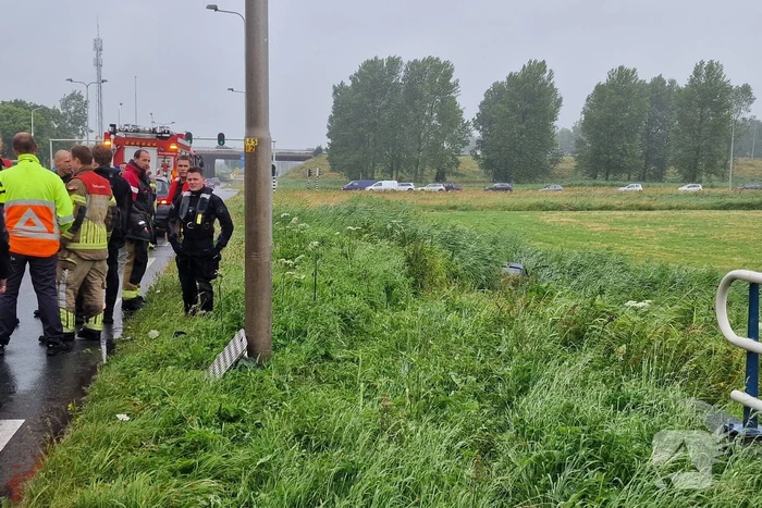 Automobilist ontkomt aan erge afloop bij ongeval