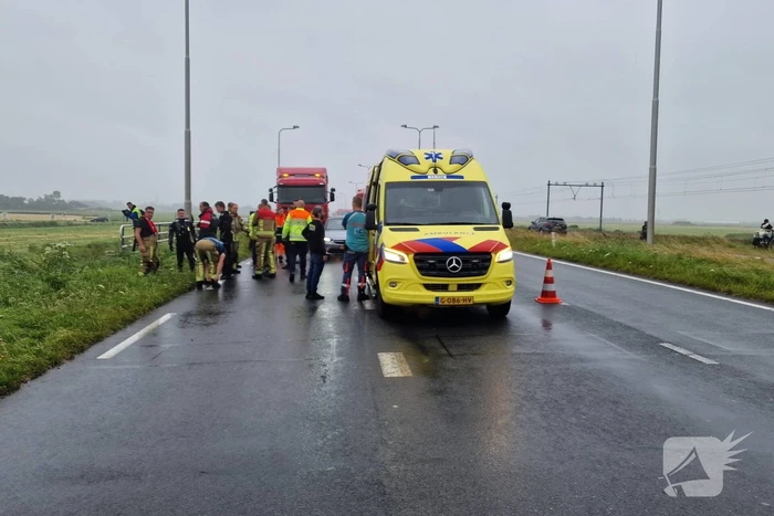 Automobilist ontkomt aan erge afloop bij ongeval