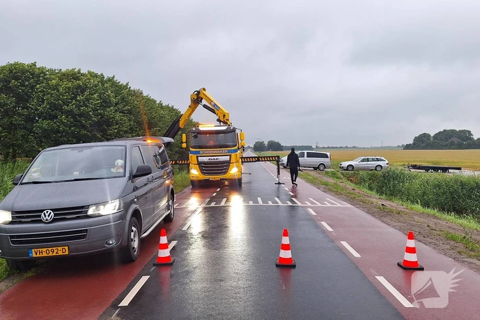Automobilist verliest macht over het stuur en belandt in de sloot