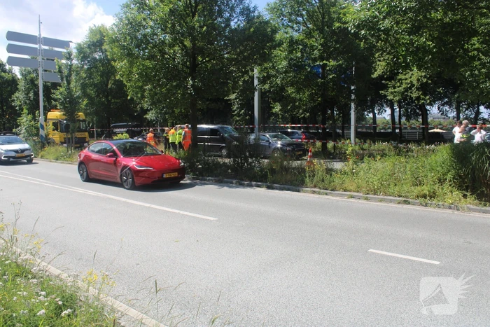 Voertuigen fors beschadigd na botsing
