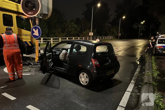 Inzittenden gaan er na auto-ongeluk vandoor