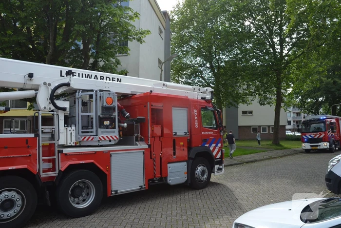Pan rijst veroorzaakt brandweer inzet