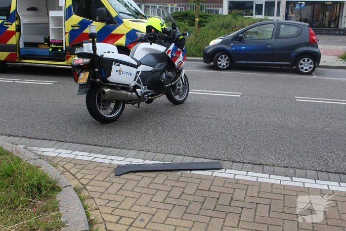 Scooterrijder gewond bij aanrijding met auto