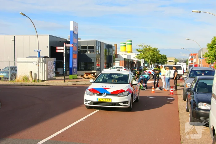 Fietser geschept door automobilist