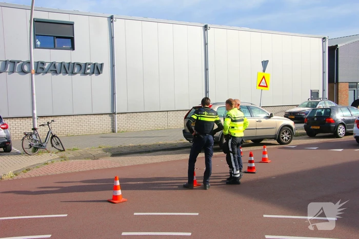 Fietser geschept door automobilist