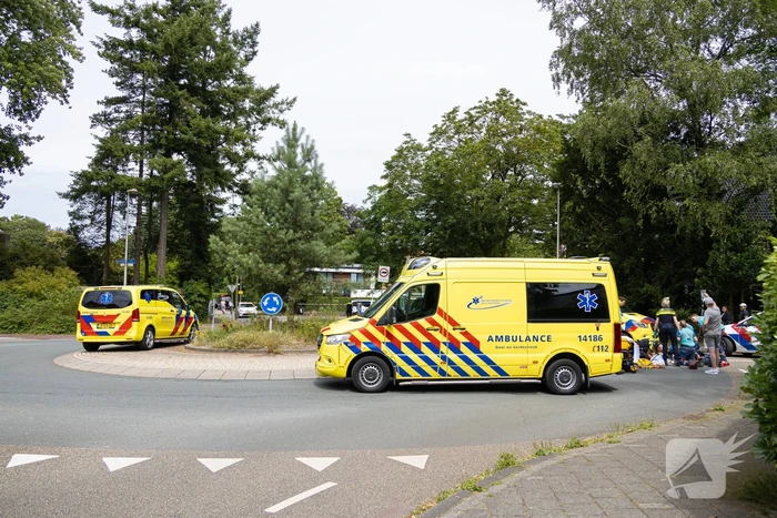 Ernstig ongeval met fietser en bestelbus