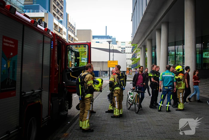 Pand ontruimd door BHV na brand
