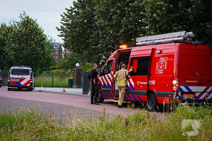 Zoektocht naar persoon te water