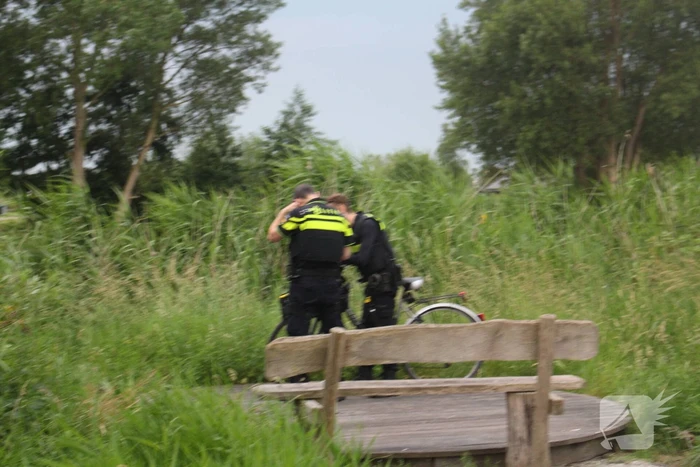 Zoektocht naar persoon te water