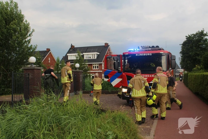 Zoektocht naar persoon te water