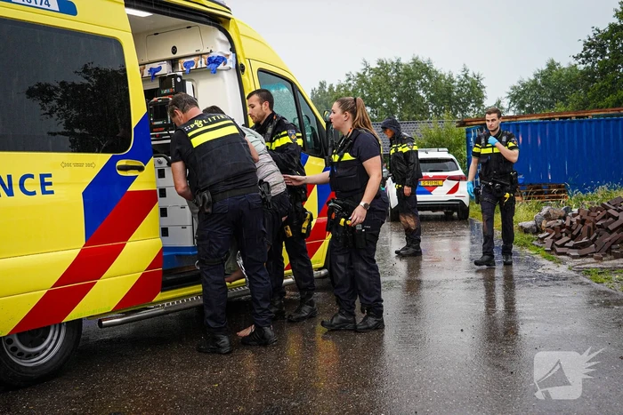 Zoektocht naar persoon te water