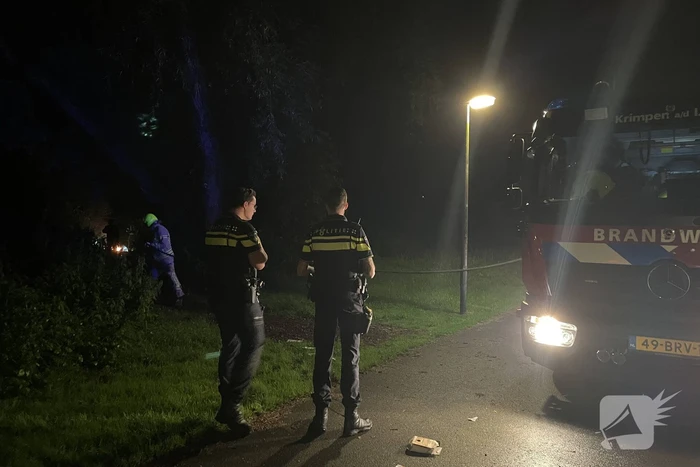 Kleine brand in bos snel geblust