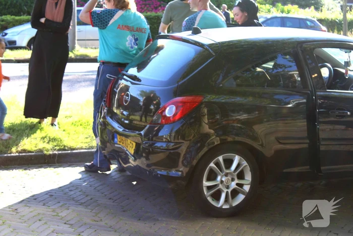 Auto's beschadigd na botsing