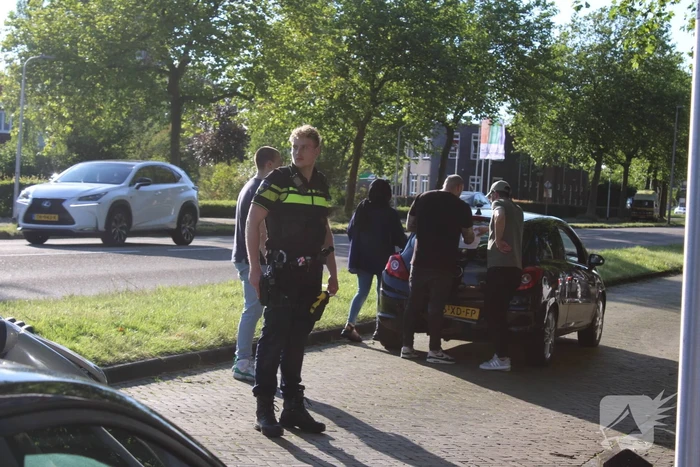 Auto's beschadigd na botsing