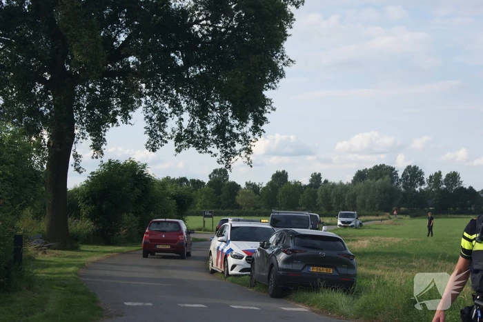 Veel rookontwikkeling bij stalbrand
