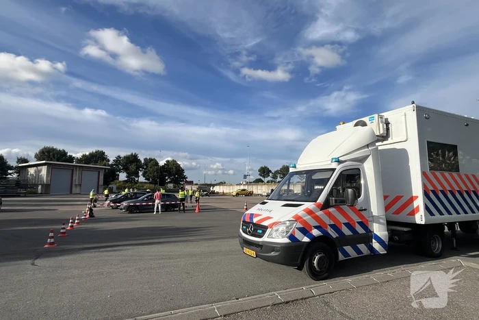 Politie haalt automobilisten van de weg wegens verkeerscontrole