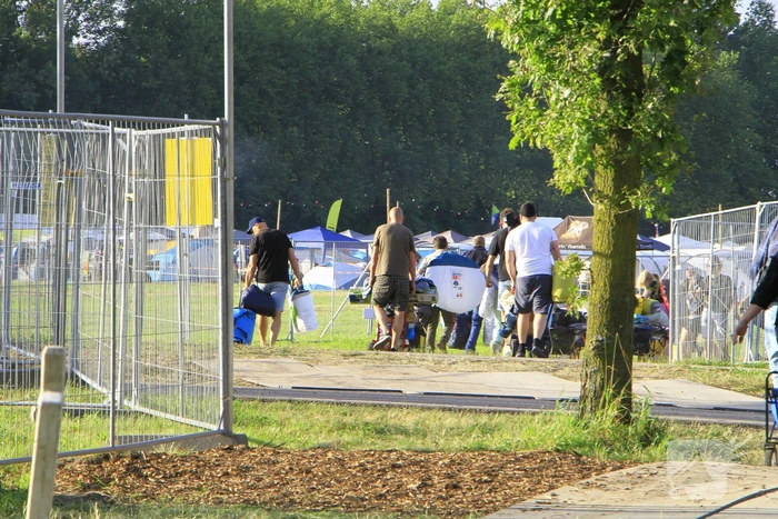 Eerste Bospop festivalgangers arriveren