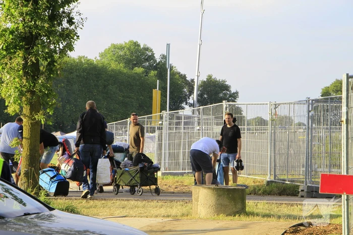 Eerste Bospop festivalgangers arriveren