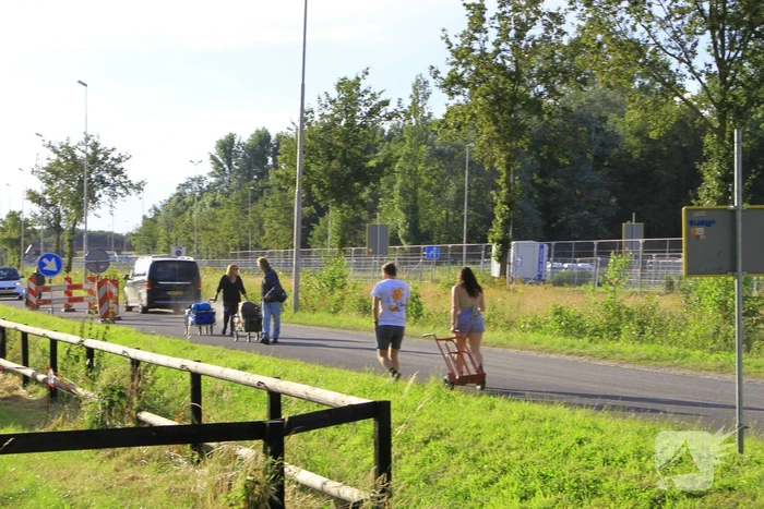Eerste Bospop festivalgangers arriveren
