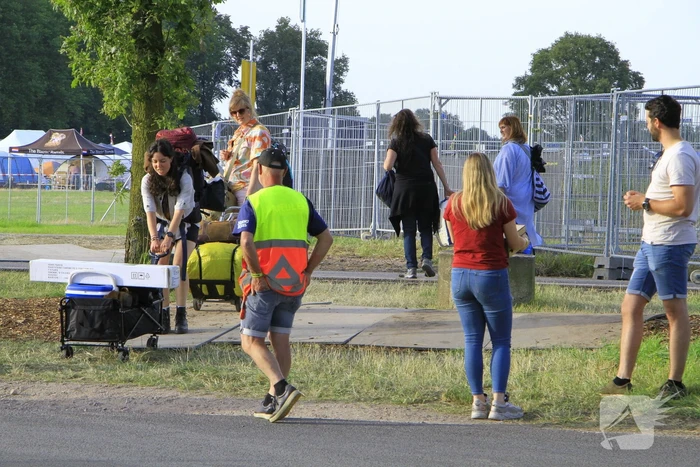 Eerste Bospop festivalgangers arriveren