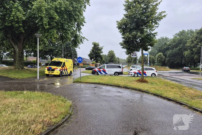Fietser gewond bij botsing met auto