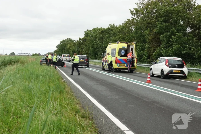 Vertraging na kop-staart botsing